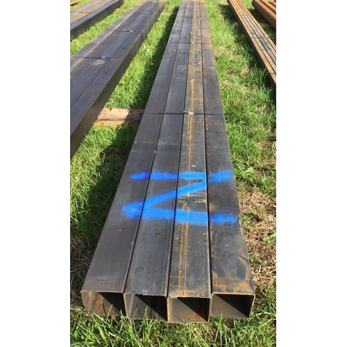 4- Steel Box section 6M 100x100 +VAT