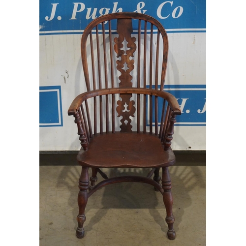 105 - Elm stick back windsor chair