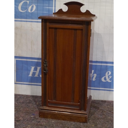 182 - Red walnut pot cupboard 35x14