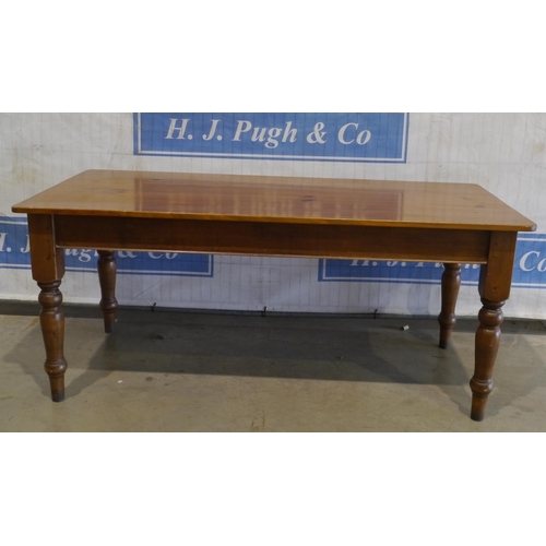 185 - Pine kitchen table 72x42