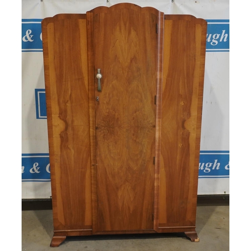 238 - Art Deco single wardrobe 74x46