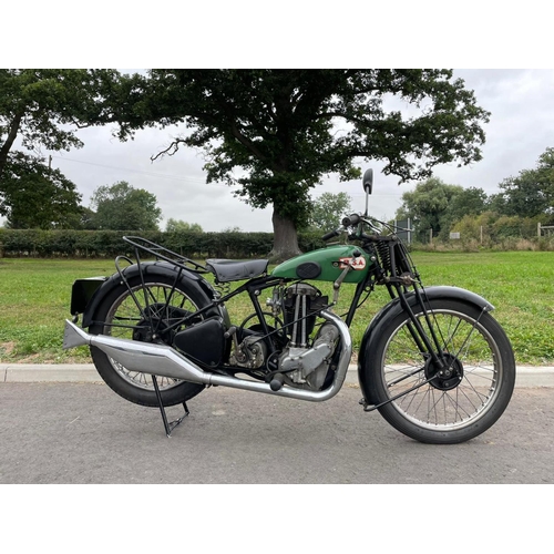 BSA 350 OHV motorcycle. 1931. Frame no. Y5/556. Good compression. Reg ...
