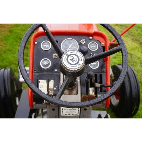 101 - Massey Ferguson 1100 tractor. Working order, used for ploughing, swinging drawbar, 4 spool valves, P... 