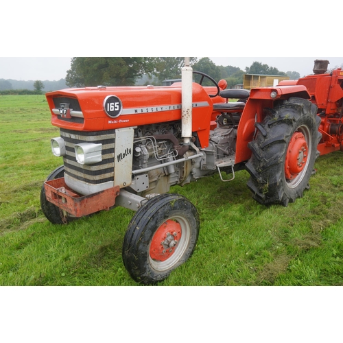 96 - Massey Ferguson 165 Multi Power tractor, good order, working on the farm, pick up hitch, early resto... 