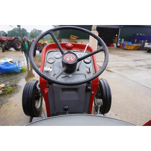 97 - Massey Ferguson 175 Multi Power tractor. Good order, working on the farm, pick up hitch, PAVT wheels... 