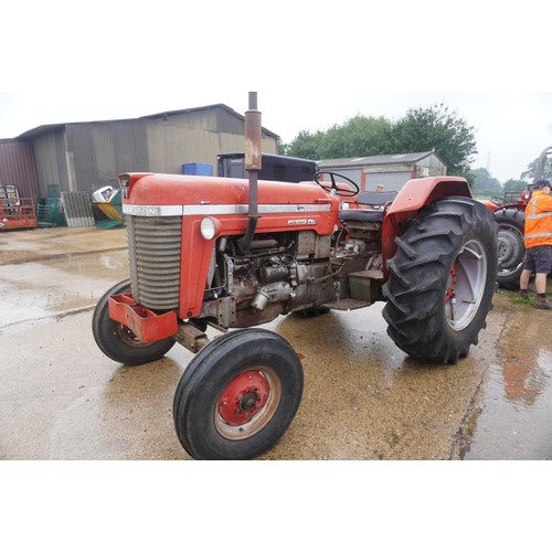 99 - Massey Ferguson Super 90 tractor. Currently ongoing clutch repairs, good original tinwork, PAVT whee... 