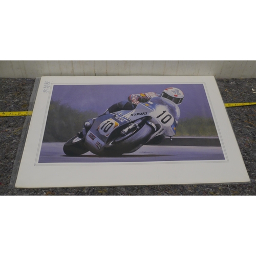 199 - 25 Mick grant prints Suzuki no. 10 24 x 18