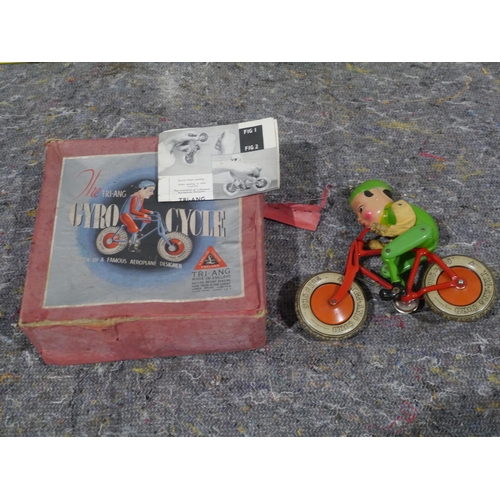 224 - Vintage Triang Gyro-Cycle in original box