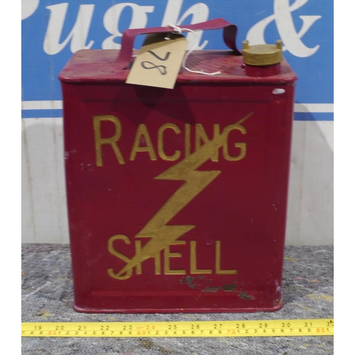 78 - 2 gallon fuel can - Racing Shell