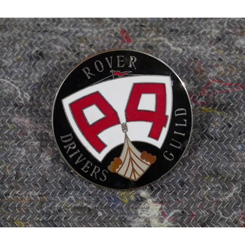 315A - Car badge - Rover P4 drivers club