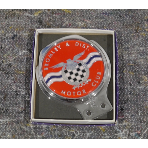 319A - Car badge - Bromley and district motor club