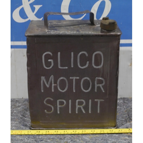 375 - 2 gallon fuel can - Glyco motor spirit