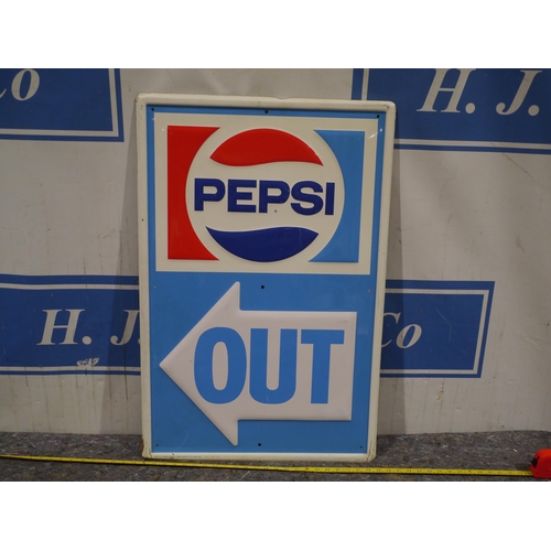 485 - Tin sign - Pepsi 35 x 23