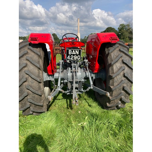 98 - Massey Ferguson 178 Multi Power tractor, used for mowing recently, ideal road run tractor, restored ... 