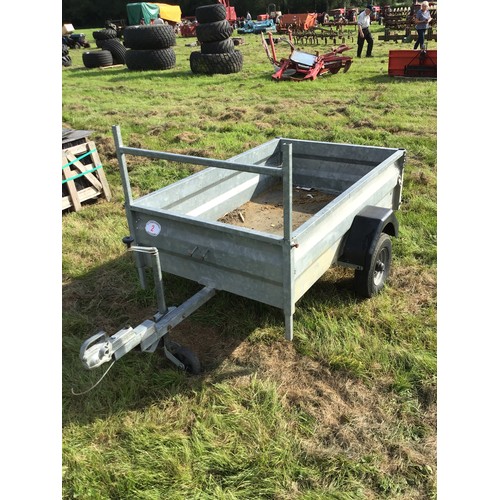 2 - Single axle garden trailer 4 foot