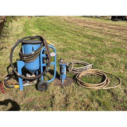 263 - Air blast shot blasting equipment (GWO)