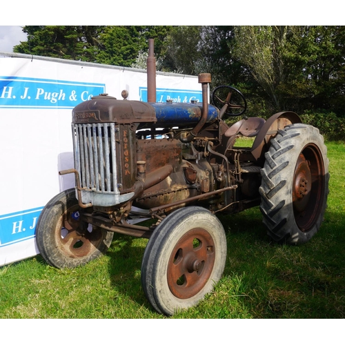 161 - Fordson E27N tractor. 1945. Totally original, high speed gearbox. Runs and drives.  V5