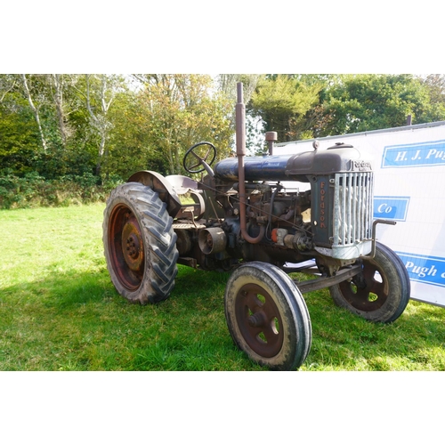 161 - Fordson E27N tractor. 1945. Totally original, high speed gearbox. Runs and drives.  V5