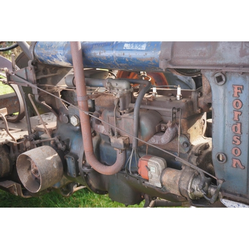 161 - Fordson E27N tractor. 1945. Totally original, high speed gearbox. Runs and drives.  V5