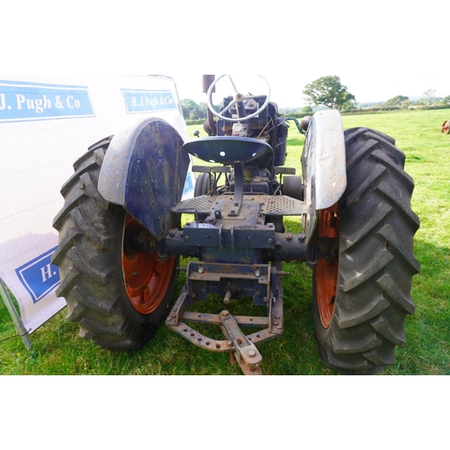 163 - Fordson E27N P6 tractor. New tyres, wheel weights and headlights. Engine rebuilt 10 years ago. High ... 