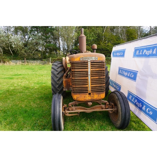 164 - Chamberlain 40K tractor. Petrol TVO tractor, Runs and drives. No V5