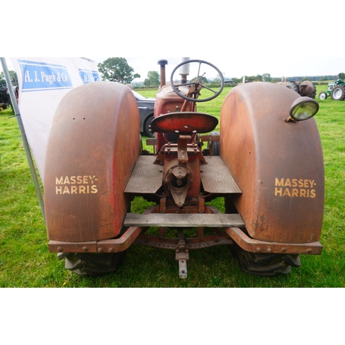 166 - Massey Harris 203 tractor. Petrol TVO. Very original and well preserved tractor. Runs and drives. SN... 