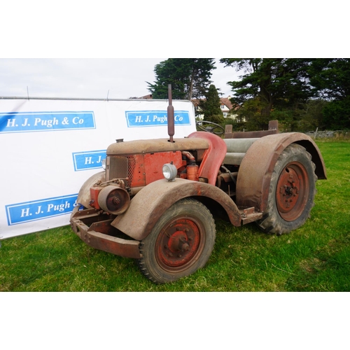 168 - David Brown Thresherman tractor with David Brown Winch. Original tractor. Runs and drives. SN. 3542.... 