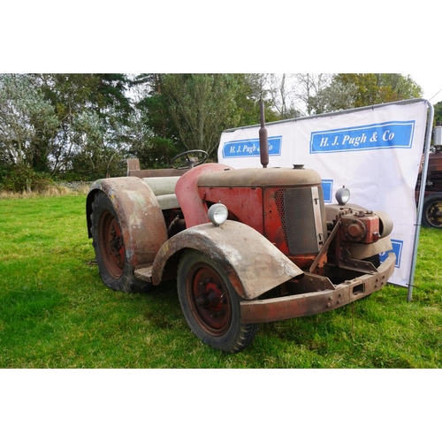 168 - David Brown Thresherman tractor with David Brown Winch. Original tractor. Runs and drives. SN. 3542.... 