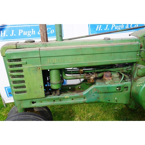 172 - John Deere Model B tractor. Runs and drives. Complete engine rebuild, brakes done, all lights work. ... 