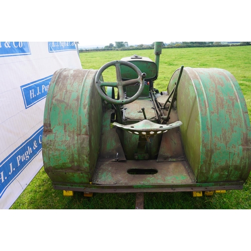 174 - John Deere D unstyled tractor. 1926. Runs and drives. Lovely tractor. SN. 76636