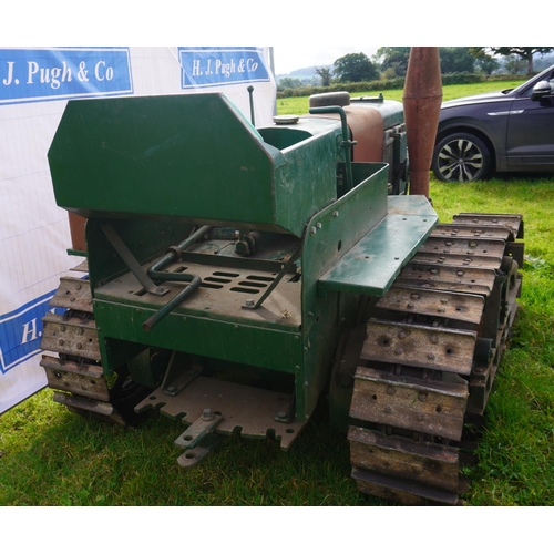 177 - Field Marshall Model VF crawler tractor. Runs and drives. Good steering. No V5