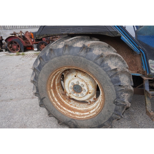 205 - Ford 4610 tractor c/w McConnel loader. Runs and drives. New rear tyres. Showing 6030 hours. Reg. F47... 