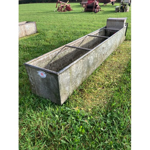 40 - Galvanised water trough