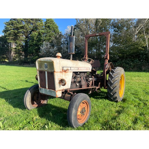 170A - David Brown 880 Selectomatic tractor with rollbar,  runs and drives