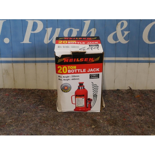 98 - 20Ton Hydraulic bottle jack