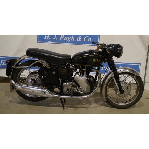 624 - Velocette Viper 350, 1960, Reg. YLL 534 (transferable). Good runner, rides well. Has oil leak from p... 