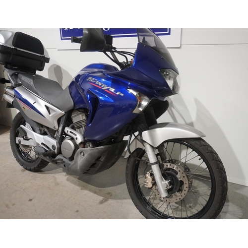 666 - Honda Transalp motorcycle. 2005. 647cc. MOT until 20/7/2022. Comes with owners manual and other docu... 