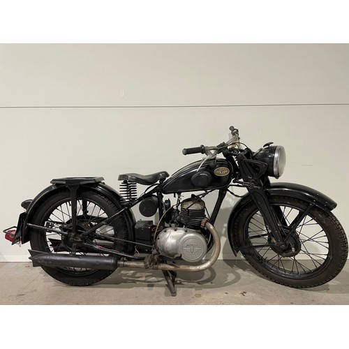 622 - Zundap motorcycle. 1951. 197cc. Matching engine and frame numbers. c/w Folder of history.  Reg. 835 ... 