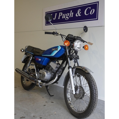 698 - Yamaha RXS100 Motorcycle. 98cc. 1994. MOT until 24/10/2022. Declared Cat S stolen/recovered in 1998.... 