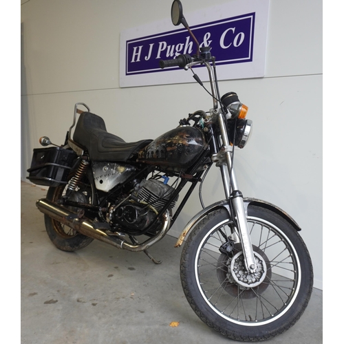 701 - Cagiva Low Rider 6f motorcycle. 1983. 1 of 2001 ever made. Italian import, on NOVA database but had ... 
