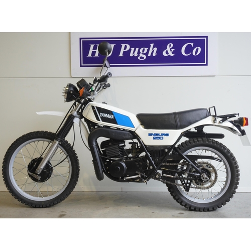 704 - Yamaha DT250 Motorcycle. 246cc. 1979. One owner. Fully restored last year. Runs and rides. UK regist... 