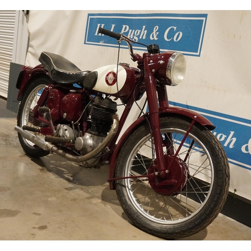 630 - BSA C12 motorcycle. 250cc. 1957. Swinging arm from C11G model. Restored approximately 250 miles ago.... 