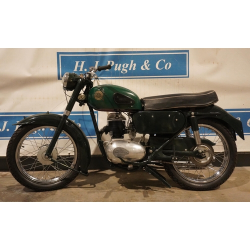 706 - Frances Barnett Falcon 200 motorcycle project. 200cc. 1960. All parts present to finish. New rims, s... 