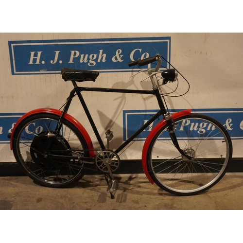 710 - Cyclemaster 32cc engine fitted to a Hercules gents bicycle circa 1950s. No docs