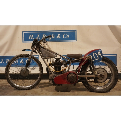 713 - Ivor Lawrence grasstrack bike with 350 Jap engine from 60s/70s/80s. Runs and rides as it came out of... 