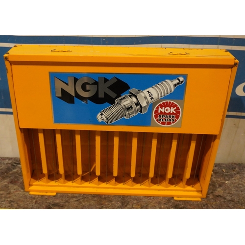 502 - NGK spark plugs display stand