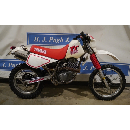 739 - Yamaha TT600 Enduro motorcycle. 600cc. 1985. New Wiseco 11.5:1 piston, rebuilt carburettor, Nickel f... 