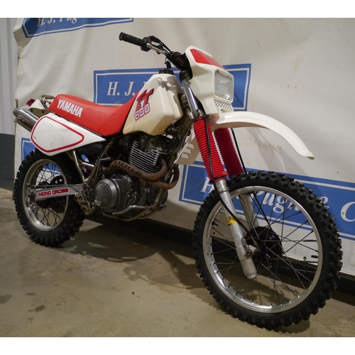 739 - Yamaha TT600 Enduro motorcycle. 600cc. 1985. New Wiseco 11.5:1 piston, rebuilt carburettor, Nickel f... 