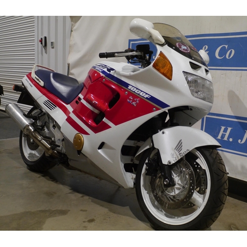 740 - Honda CBR1000f SC24. 999cc. 1989. Came from a collection. Reg. G496 XDF. V5 and key