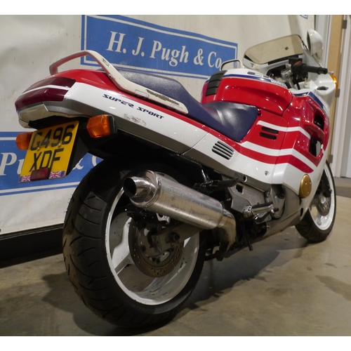 740 - Honda CBR1000f SC24. 999cc. 1989. Came from a collection. Reg. G496 XDF. V5 and key